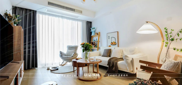 『設(shè)計』北歐風(fēng)的小三房，巧用綠植與原木搭配出溫馨的家！